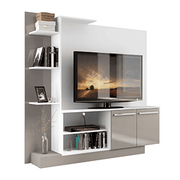 Rack Tv Verona Blanco Gris