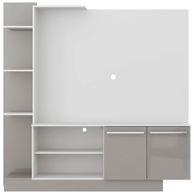 Rack Tv Verona Blanco Gris