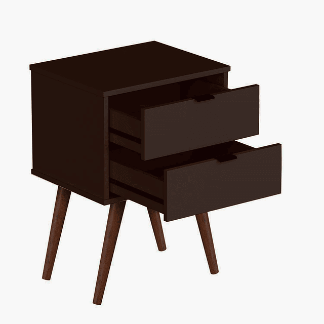 Velador Canela Luxor 2 Cajones