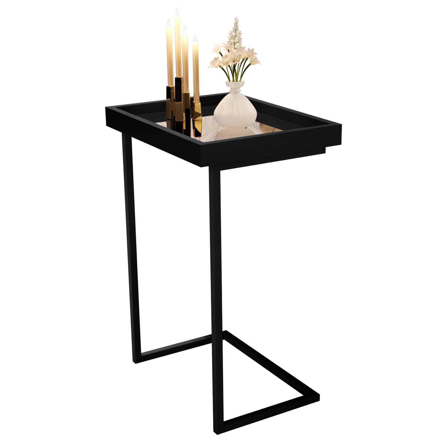 Mesa Auxiliar Luxor Negro