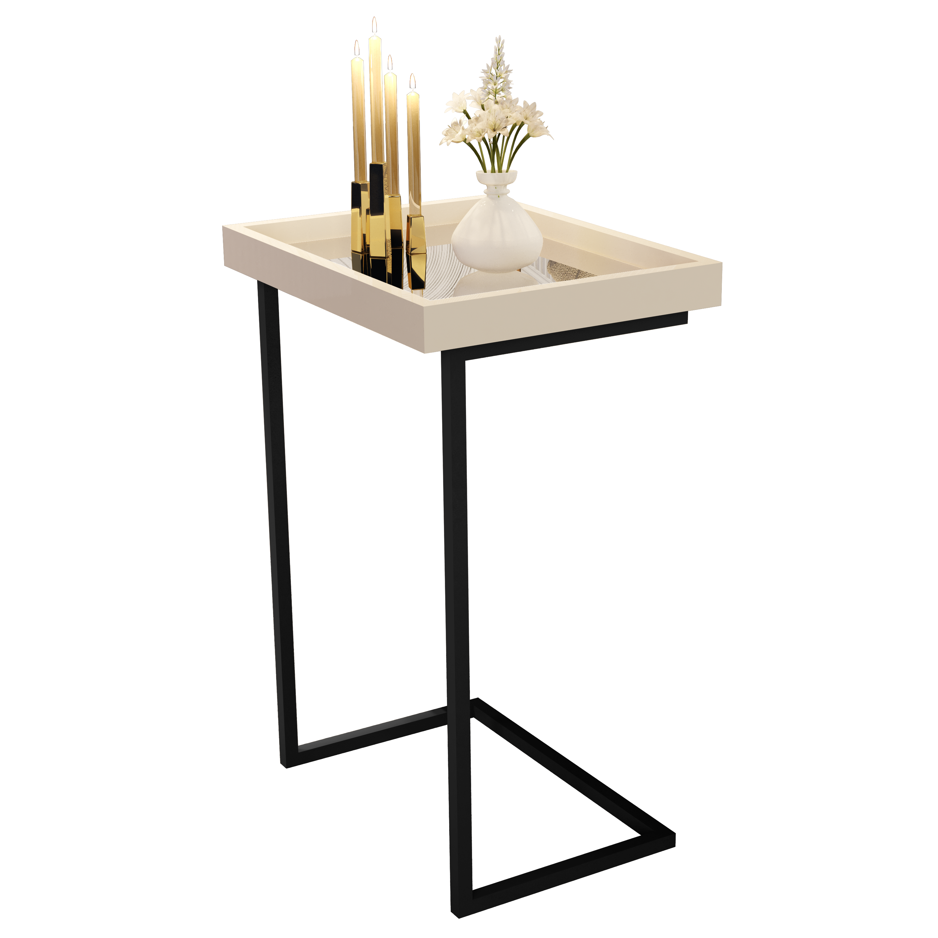 Mesa Auxiliar Luxor Perla
