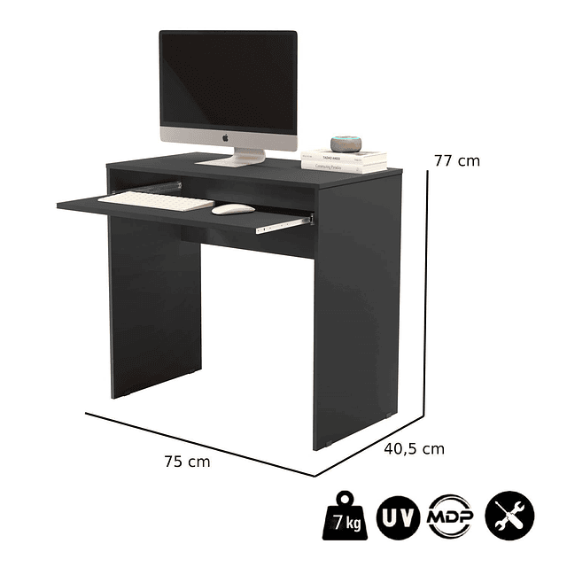 Escritorio Luxor Negro