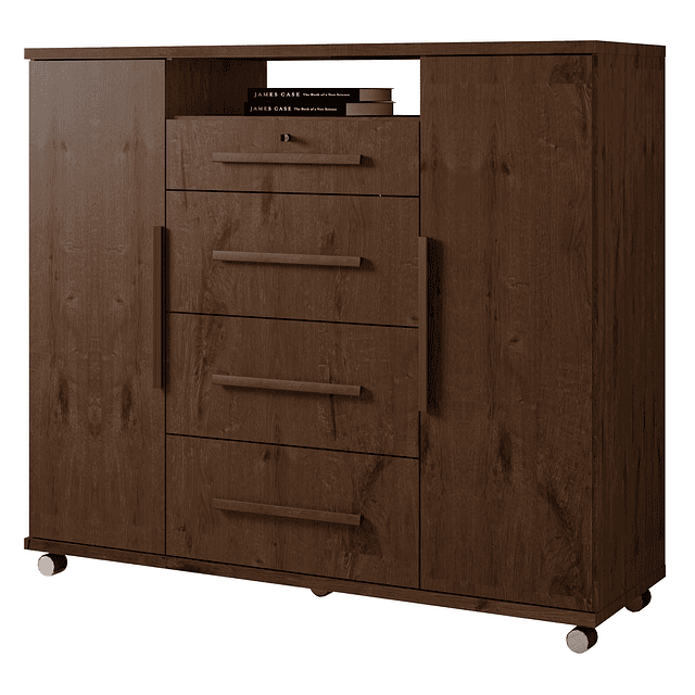 Comoda Multifuncional Café Mate Cinza