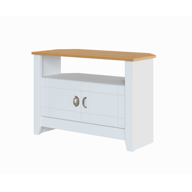 Rack Tv Ludlow Blanco Miel