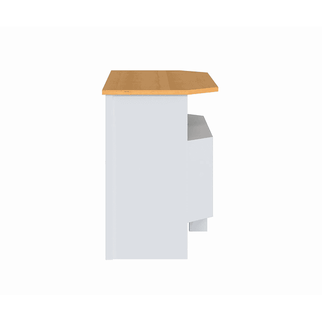 Rack Tv Ludlow Blanco Miel