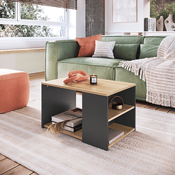 Mesa De Centro Grafito Miel Foggia 