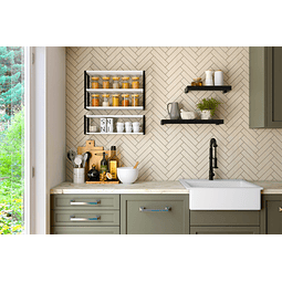 Repisa Pared Berlin3 Blanco  