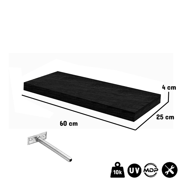 Repisa Tendenza 4 Negro