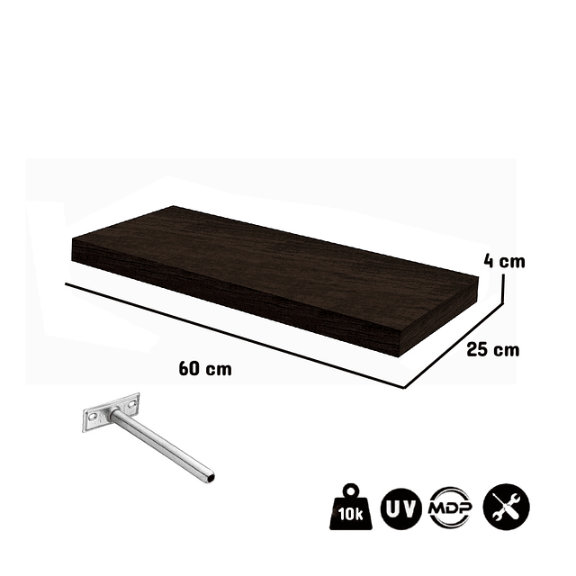 Repisa Tendenza 4 Tabaco