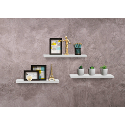 Repisas Decorare Blanco Packx3