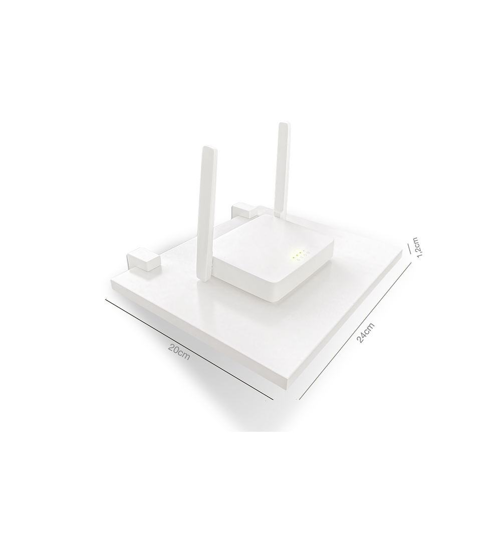 REPISAS BLANCO ROUTER PACKx2