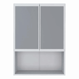 Estante Aereo Multiuso Smart Blanco C/Espejo