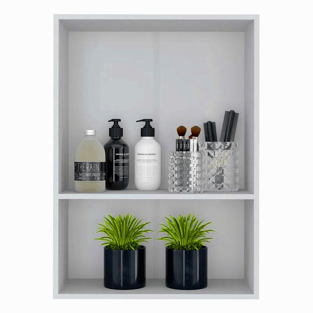 Estante Aereo Multiuso Smart Blanco C/Espejo