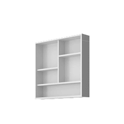 Estante Aereo Baño 2 Puertas Blanco C/Espejo