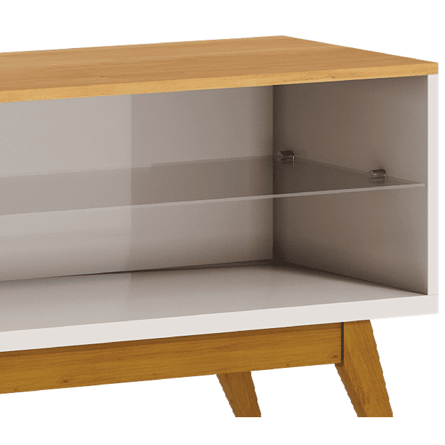 Rack Tv Stand Classic 12633 1.4 Cajon Blanco/Caramelo 