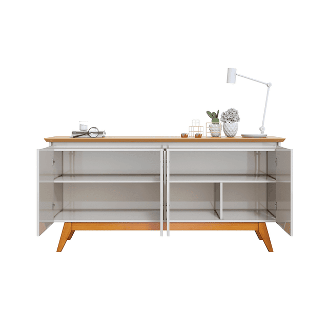 Buffet Classic 66433 1.6 Puertas Blanco/Caramelo 