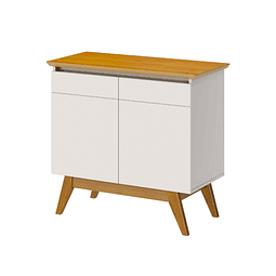 Buffet Classic 64333 0.85 Puertas Blanco/Caramelo 