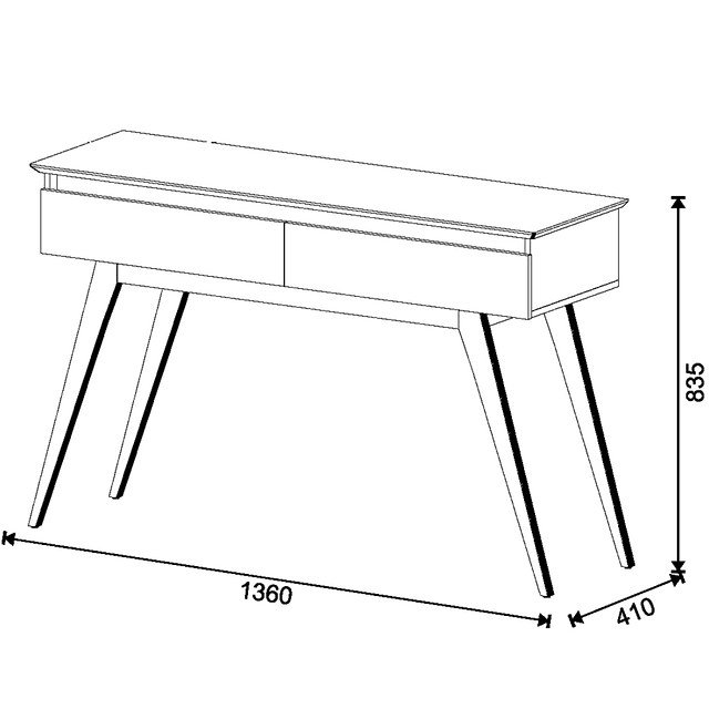 Arrimo Classic 61333 1.36  Cajones Blanco/Caramelo 