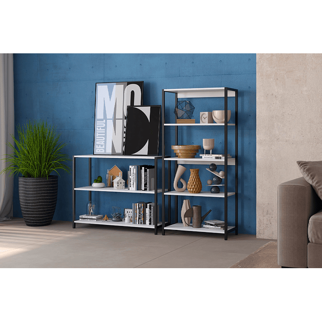 Estante Org New York Blanco 3 Niveles