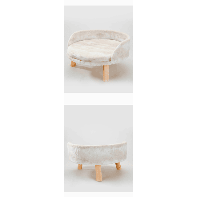 Cama Premiun Beige Para Mascotas