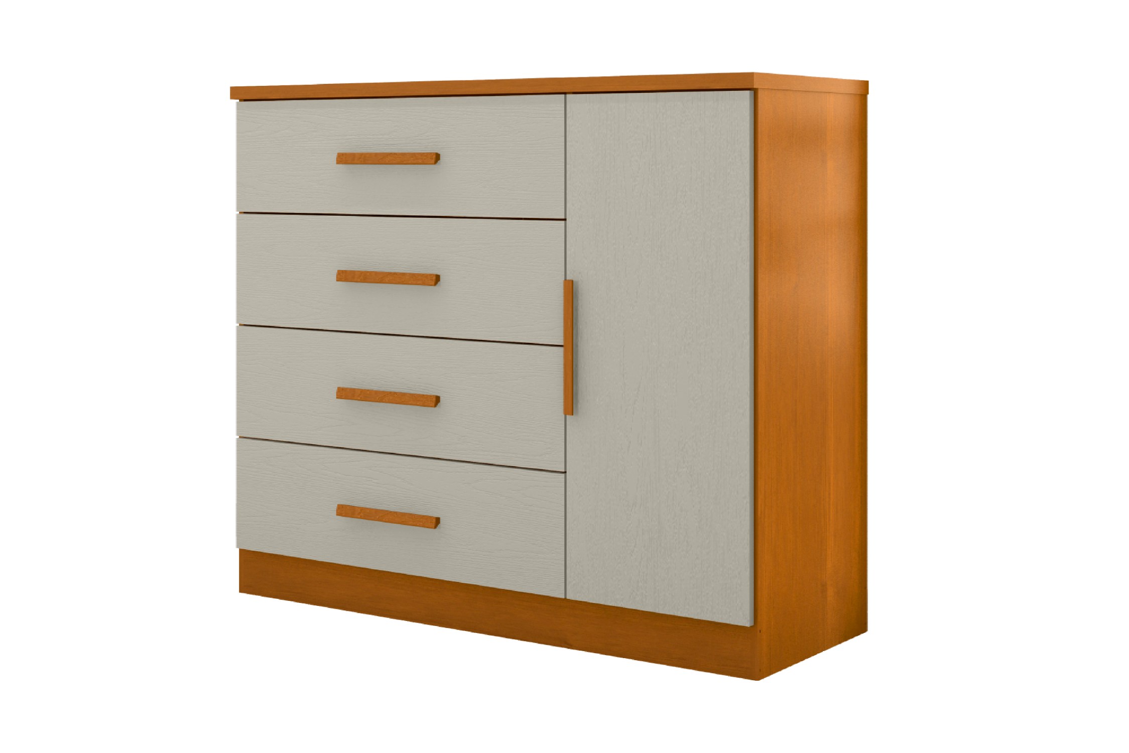 Comoda Con Puerta Arena Caramelo