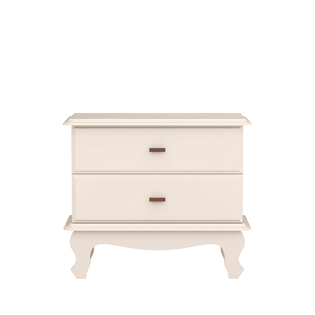 Combo Camarote 1Plaza Liliane Blanco + Velador Retro Be Perla