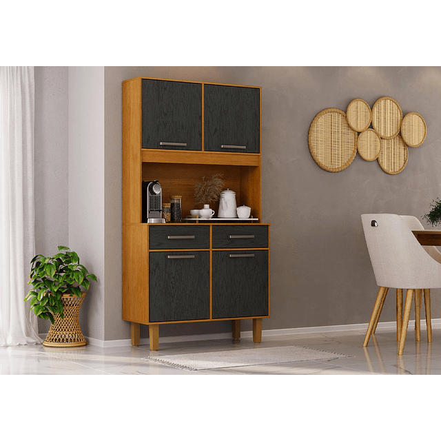 Rack Cocina Pop Plus Negro