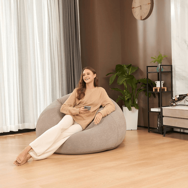 Sillon Puffy Gris Inflable