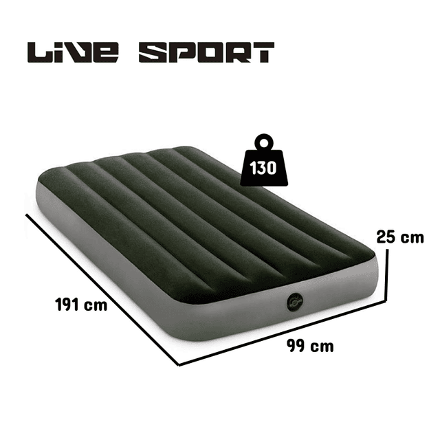 Colchon Inflable 1 Pl Live Sport 