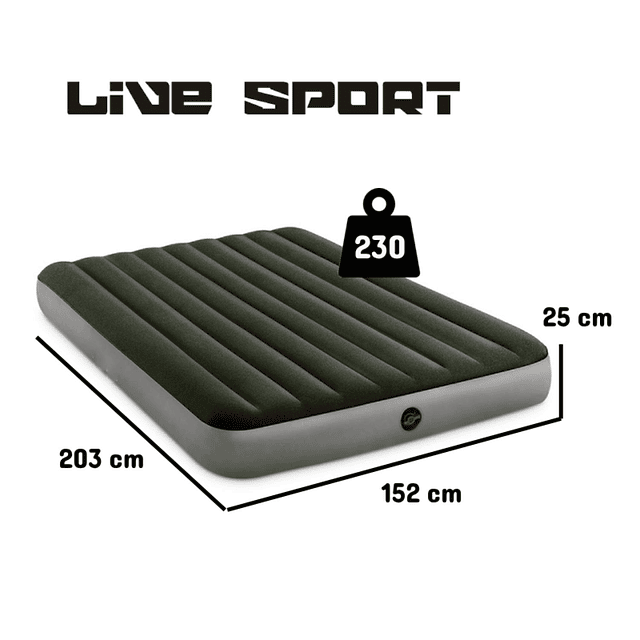 Colchon Inflable 2 Pl Live Sport 