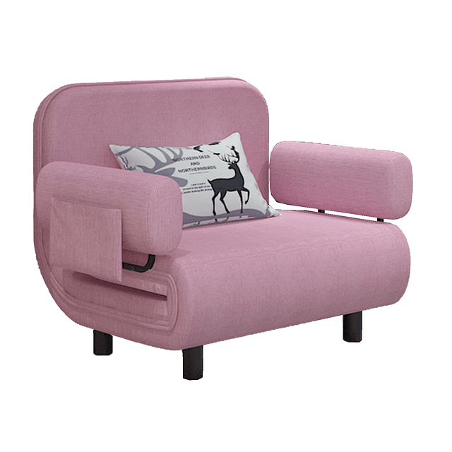 Sofa Mini Cama Infantil Rosado
