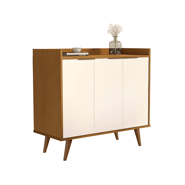 Buffet 3 Puertas Luxor Caramelo / Perla