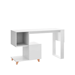 PRODUCTO CON DETALLE - Mesa Escritorio 1007 Aurora Blanco-  INCLUYE ARMADO