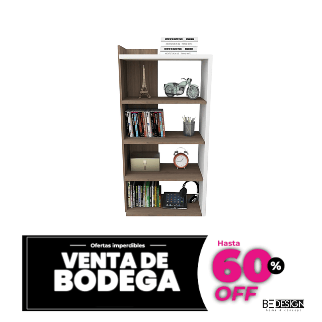 VENTA DE BODEGA - Estante Bicolor Sense Urban Blanco