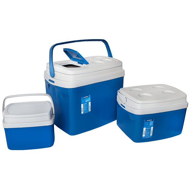 Set cooler Camp 3 piezas azul 32L, 12L Y 5L