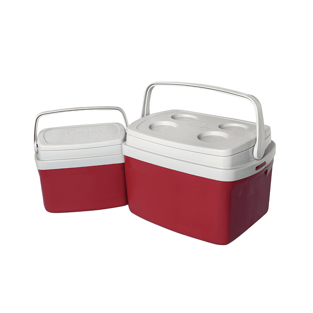 Set cooler Camp 2 piezas rojo 12L Y 5L