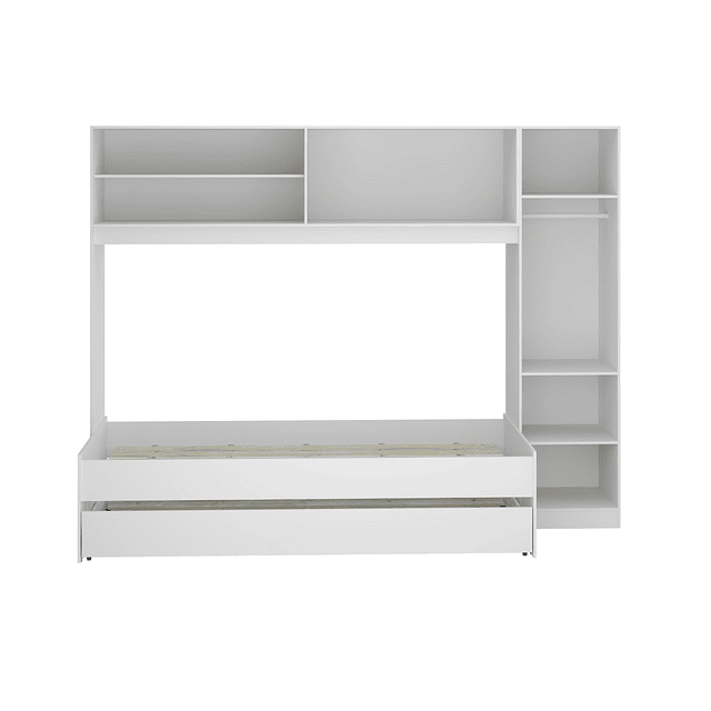 Bicama Multifuncional Con Ropero Essencial  