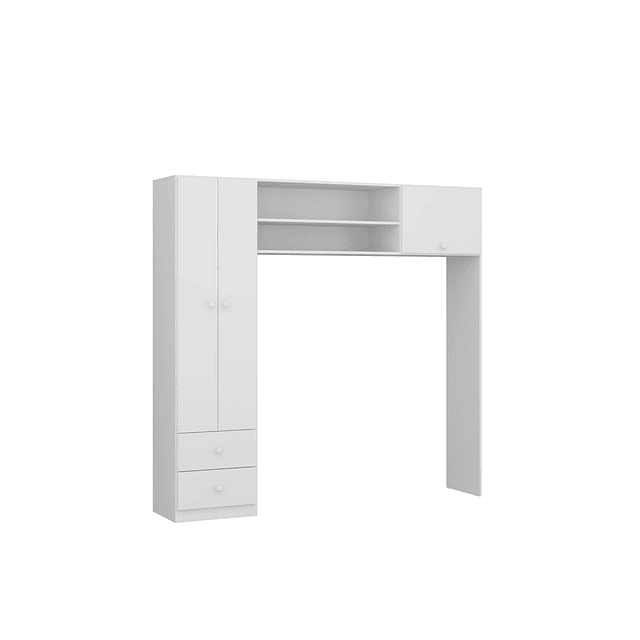 Ropero 3 Puertas Blanco Essencial
