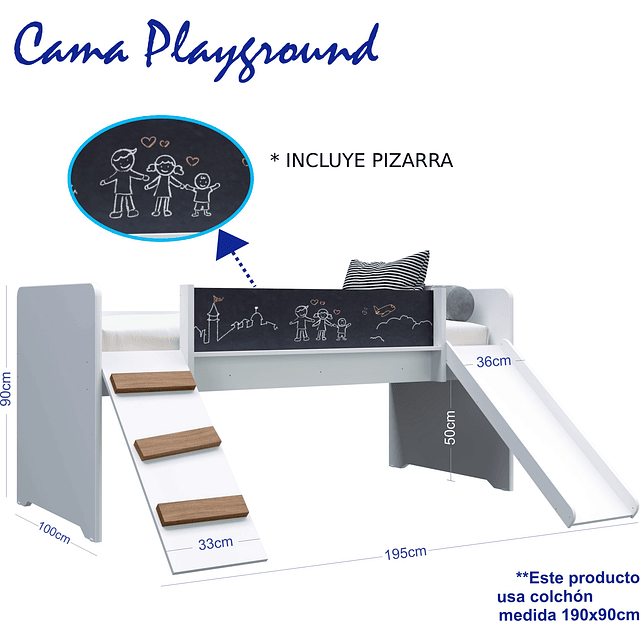  Cama infantil playground