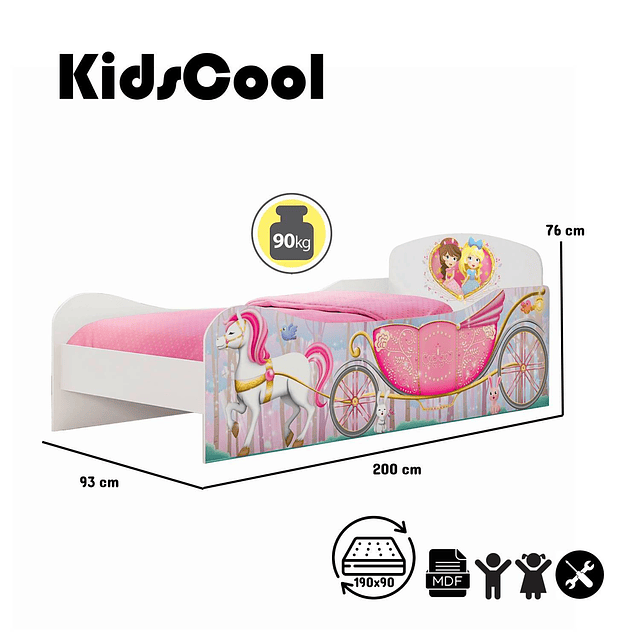 Cama Carruaje Sofia 1 Plaza