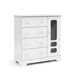 Cómoda  Mudador Blanca Smart 