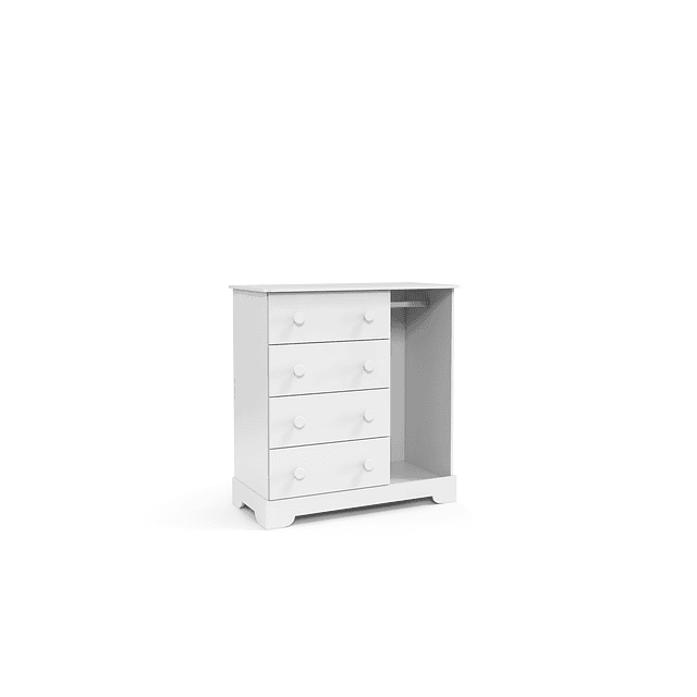 Cómoda  Mudador Blanca Smart 