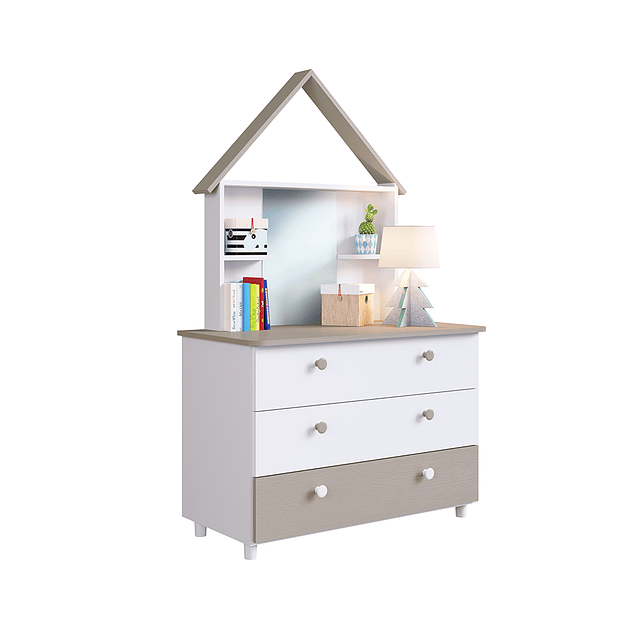 Cómoda con espejo casita Amore