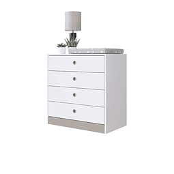 Cómoda infantil 4 cajones Amore