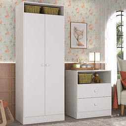 Closet + Comoda Blanco Top Baby 