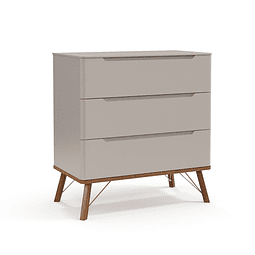 Cómoda 3 Cajones Albi Gris