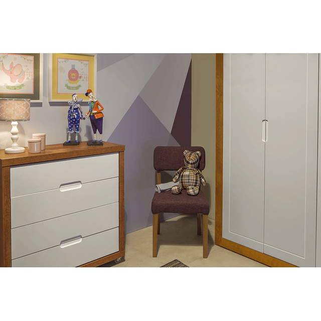 Cómoda Tutto Blanca Caramelo