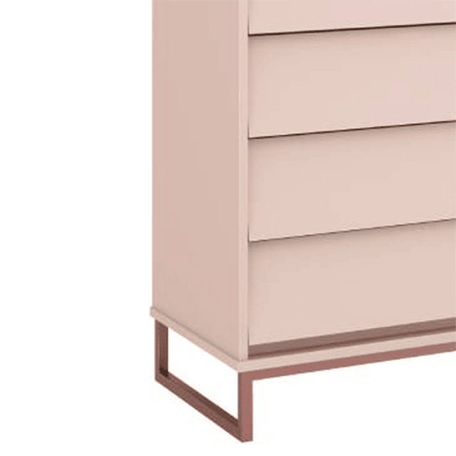 Cómoda Noah Design Rosa Base Cobre