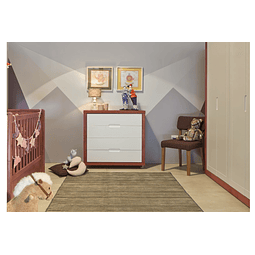 Cómoda Tutto Blanca Caramelo