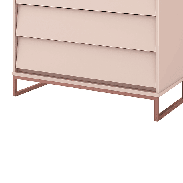 Cómoda Noah Design Rosa Base Cobre